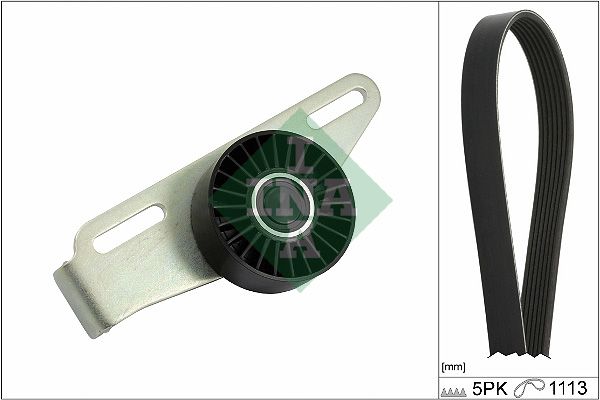 SCHAEFFLER INA 529 0441 10 V-ribbed belt set