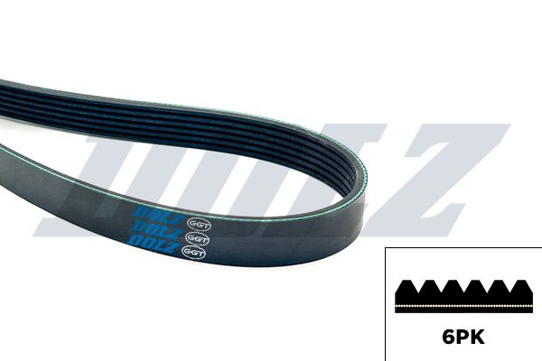 DOLZ 05KD6PK1200 V-ribbed belt