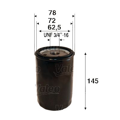 VALEO 586106 Oil filter