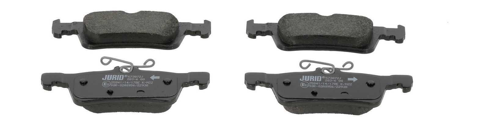 JURID 573872J Brake pad set, disc brake