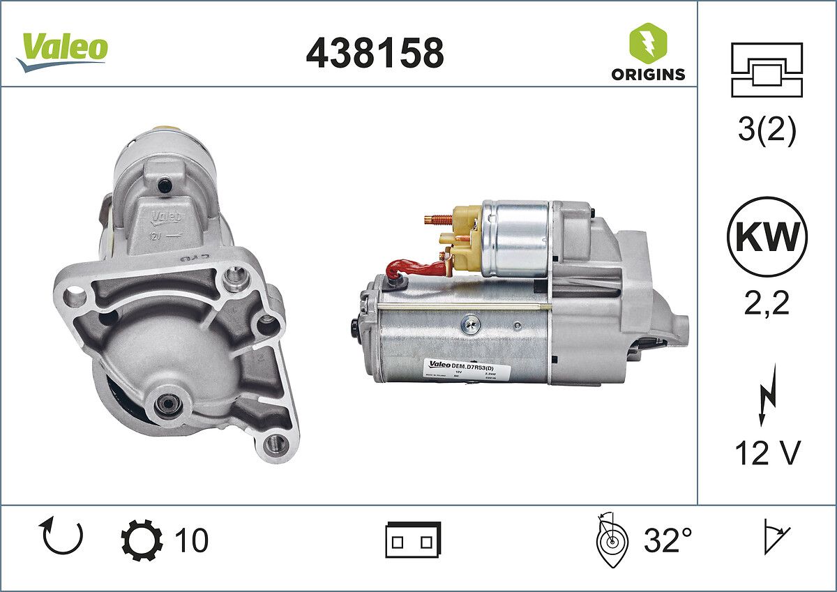 VALEO 438158 Starter