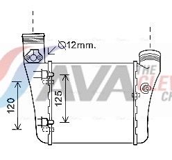 AVA CLEVER CHOICE AIA4333 Charge air cooler