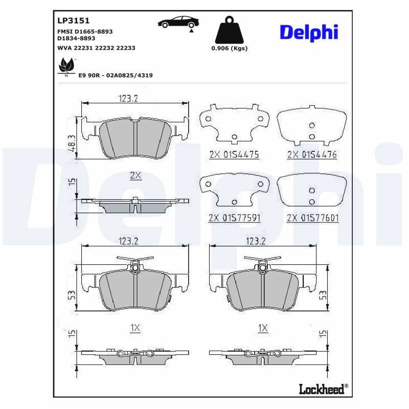 Brake Pad Set, disc brake-2