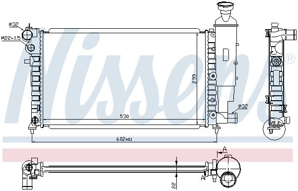 Radiator, engine cooling-4