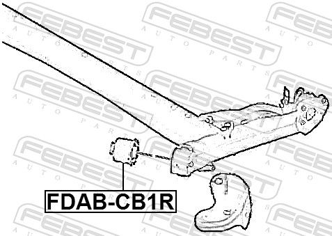 Bushing, axle beam-1