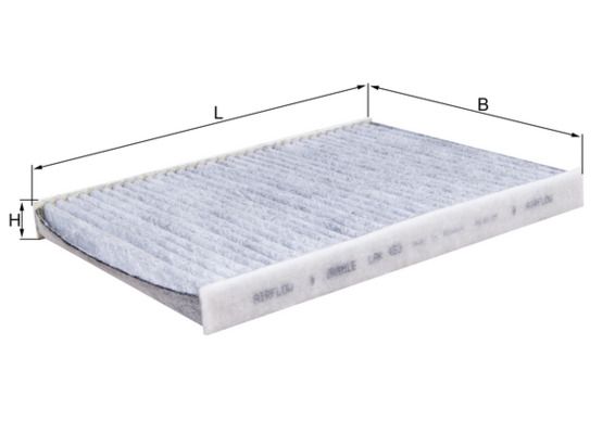 MAHLE LAK 463 Filtras, salono oras