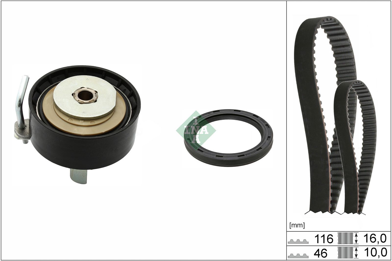 SCHAEFFLER INA 530 0958 10 Timing belt kit
