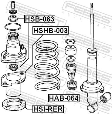 Spacer Tube, shock absorber-1
