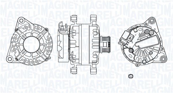 MAGNETI MARELLI 063730846010 Alternator