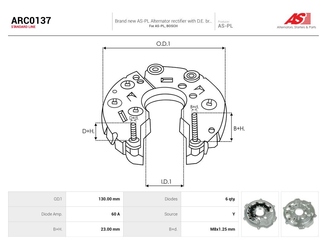 Rectifier, alternator-2