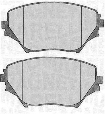 MAGNETI MARELLI 363916060577 Brake pad set, disc brake