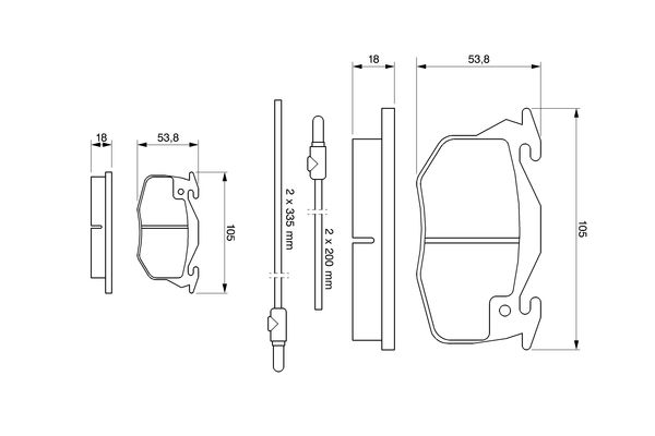 Brake Pad Set, disc brake-5
