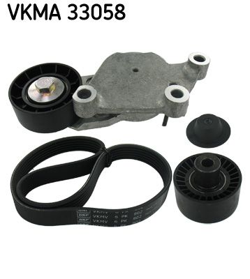 SKF VKMA 33058 V-ribbed belt set