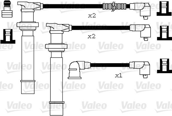 VALEO 346077 Ignition cable kit