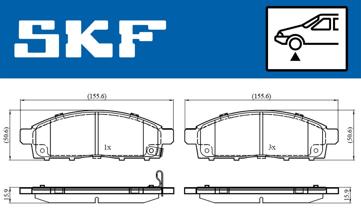 Brake Pad Set, disc brake-1