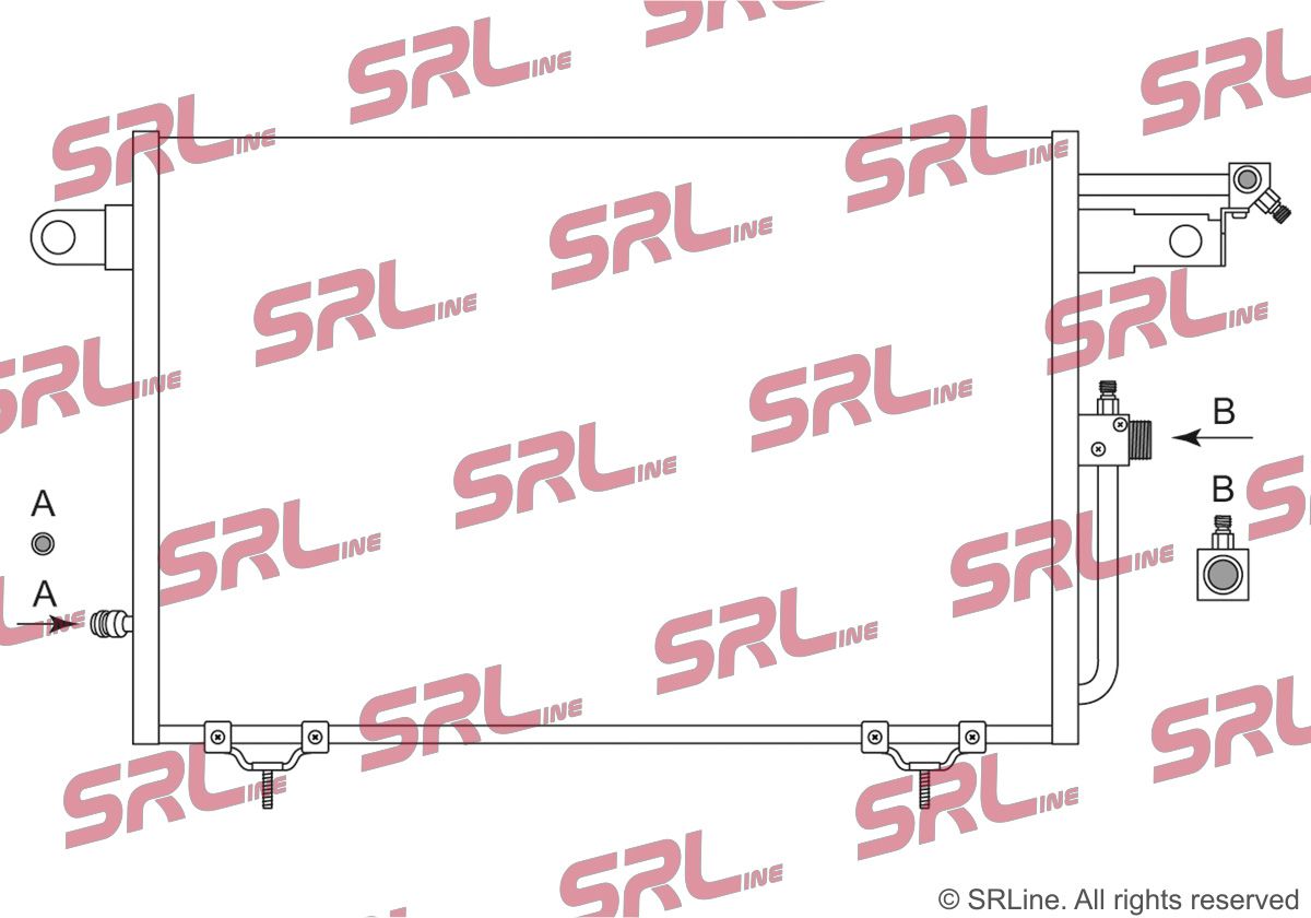 SRLINE 1326K8C1S Condenser, air conditioning