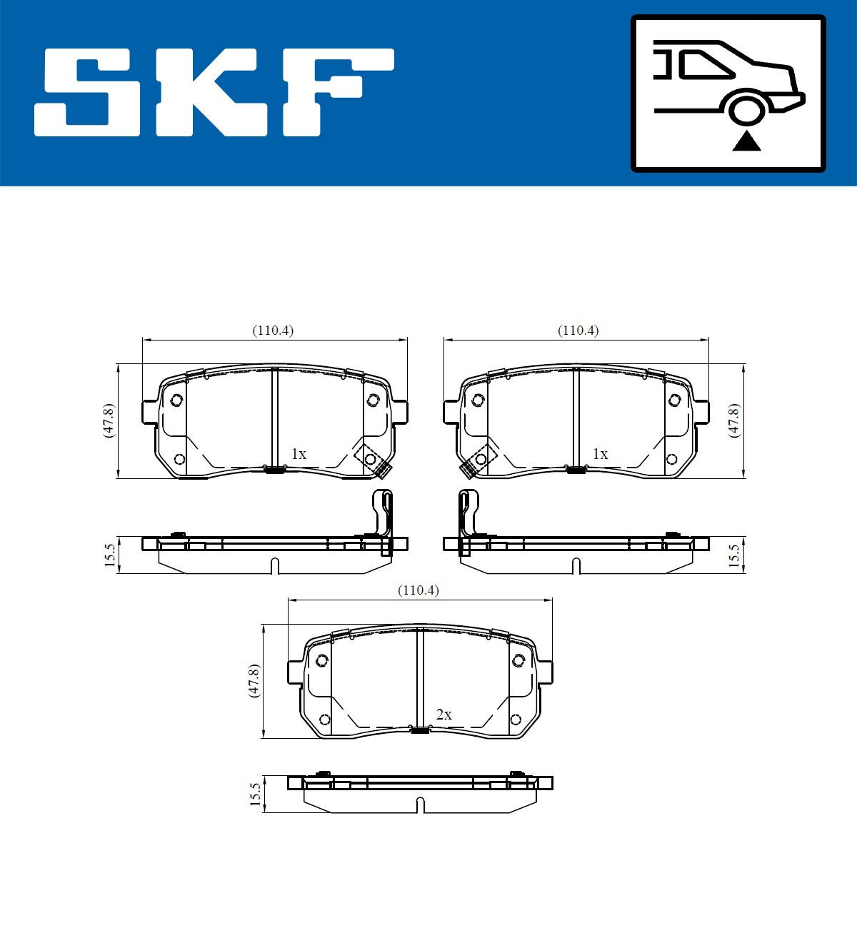 Brake Pad Set, disc brake-5