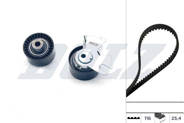 DOLZ SKD038 Timing belt kit