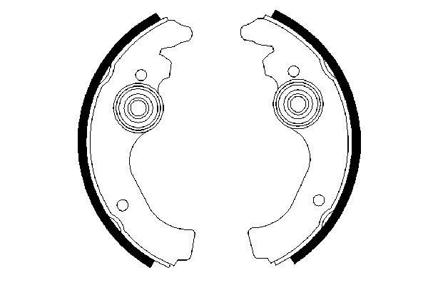 Brake Shoe Set-4