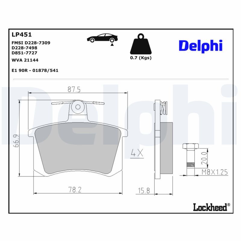 Brake Pad Set, disc brake-2
