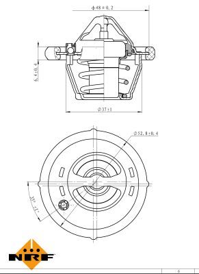 Thermostat, coolant-6