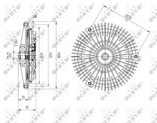 Clutch, radiator fan-4