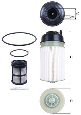 KNECHT KX 406KIT Fuel filter