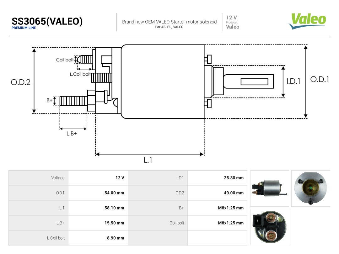 Solenoid Switch, starter-3
