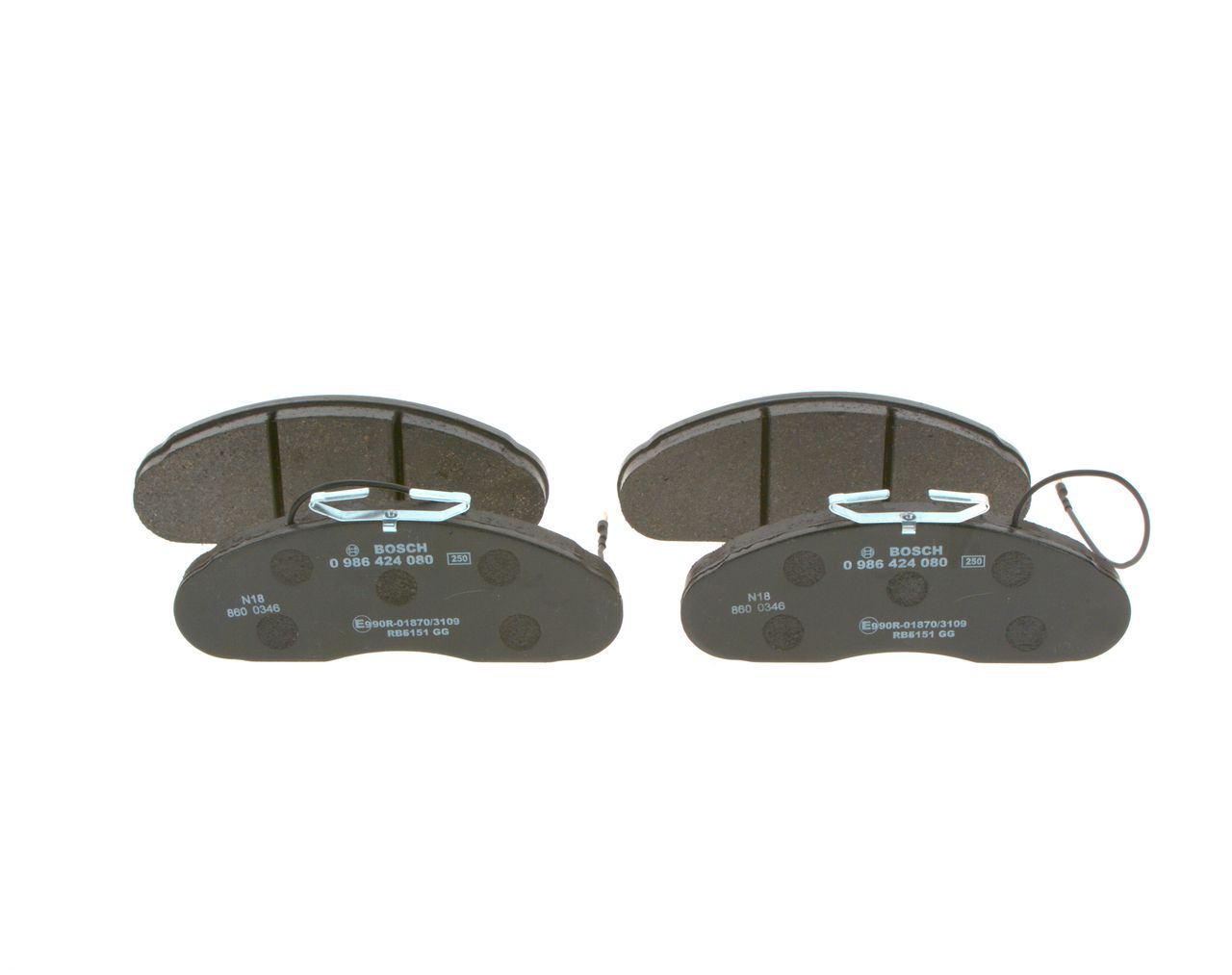 stabdžių trinkelių rinkinys, diskinis stabdys-2