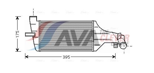 AVA CLEVER CHOICE OLA4374 Charge air cooler