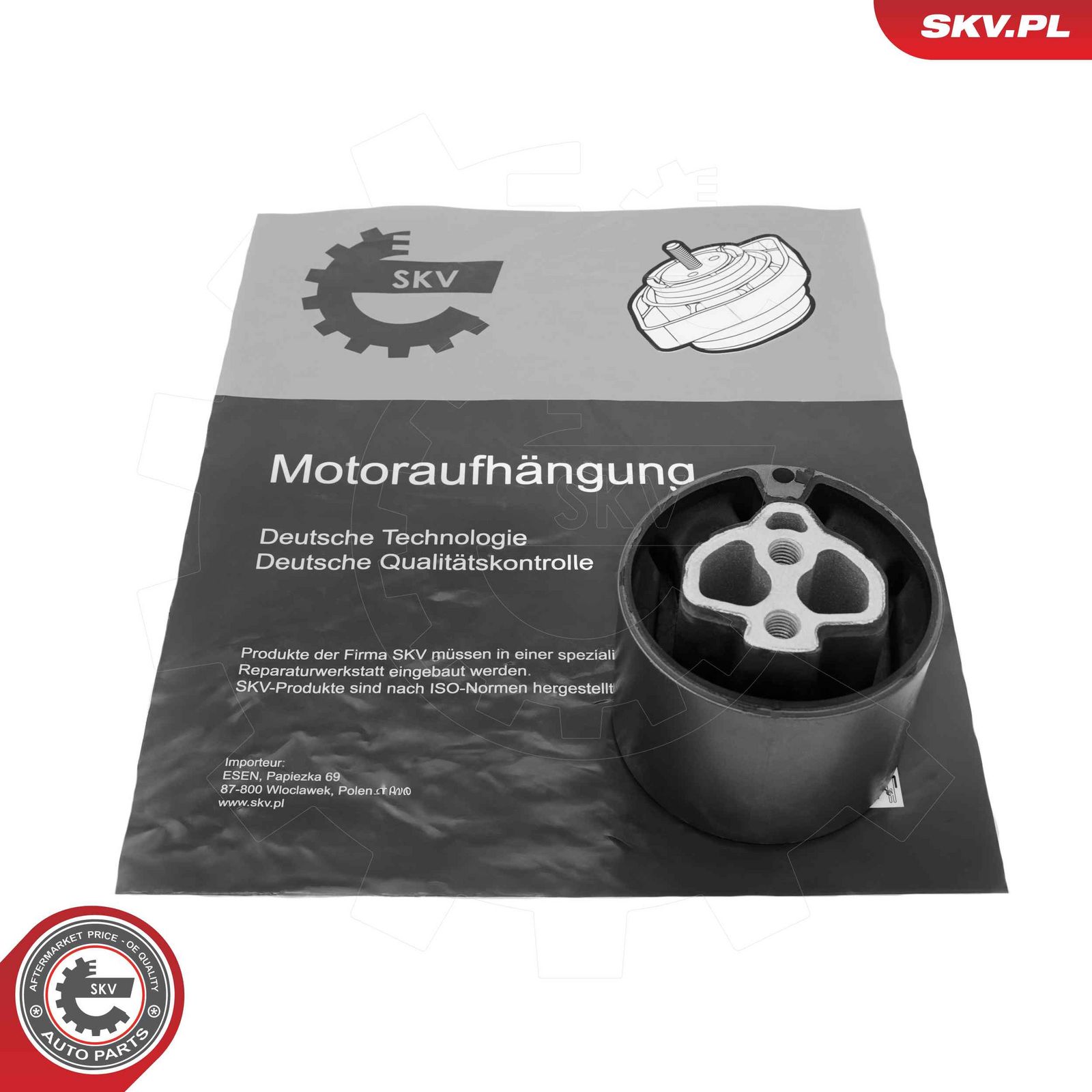 ESEN SKV 75SKV545 Mounting, engine