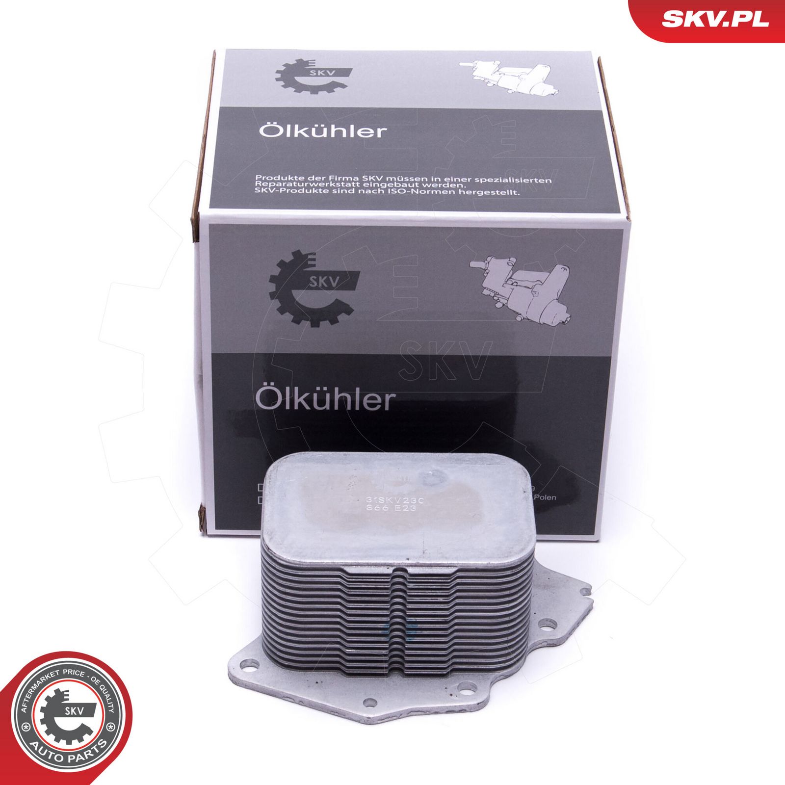 Oil Cooler, engine oil-2