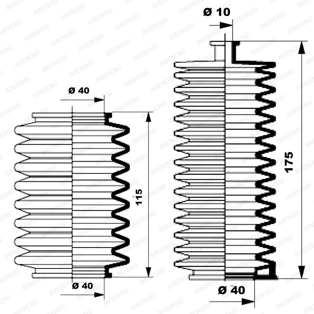Bellow Kit, steering-1