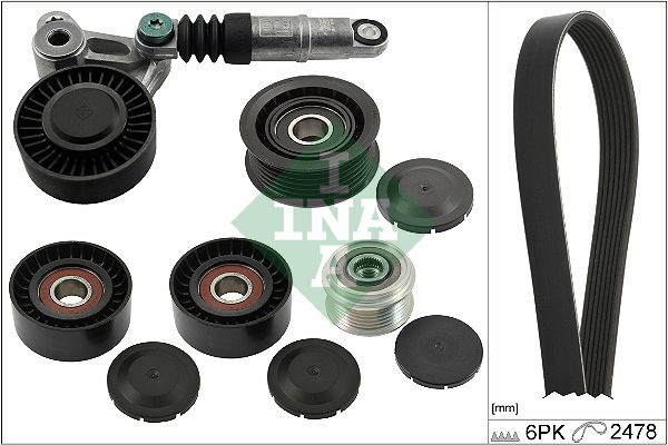 SCHAEFFLER INA 529 0520 20 V-ribbed belt set