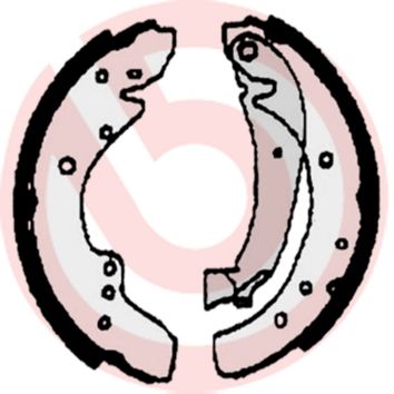 BREMBO S 23 515 Brake shoe set