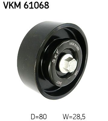 SKF VERTEVO VKM 61068 Deflection/guide pulley, v-ribbed belt