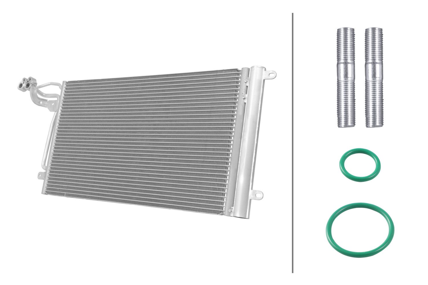 HELLA 8FC 366 220-951 Condenser, air conditioning