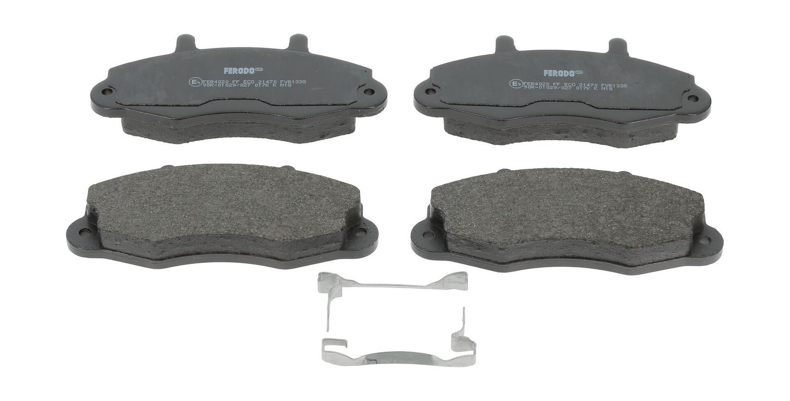 FERODO FVR1338 Brake pad set, disc brake
