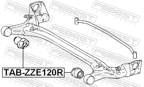 Bushing, axle beam-1
