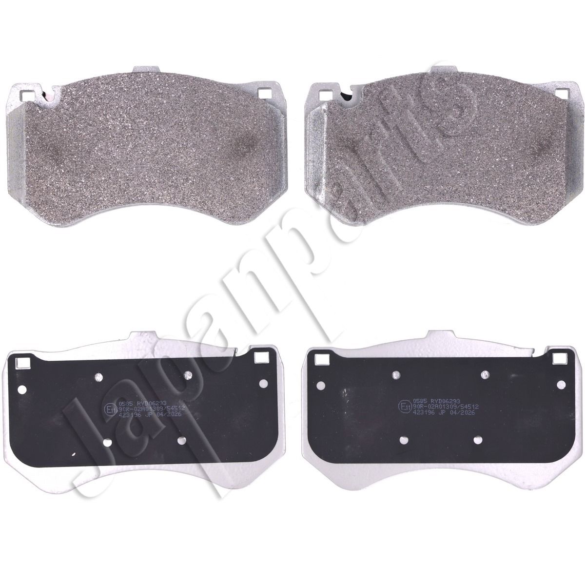 JAPANPARTS PA-0585AF Brake pad set, disc brake