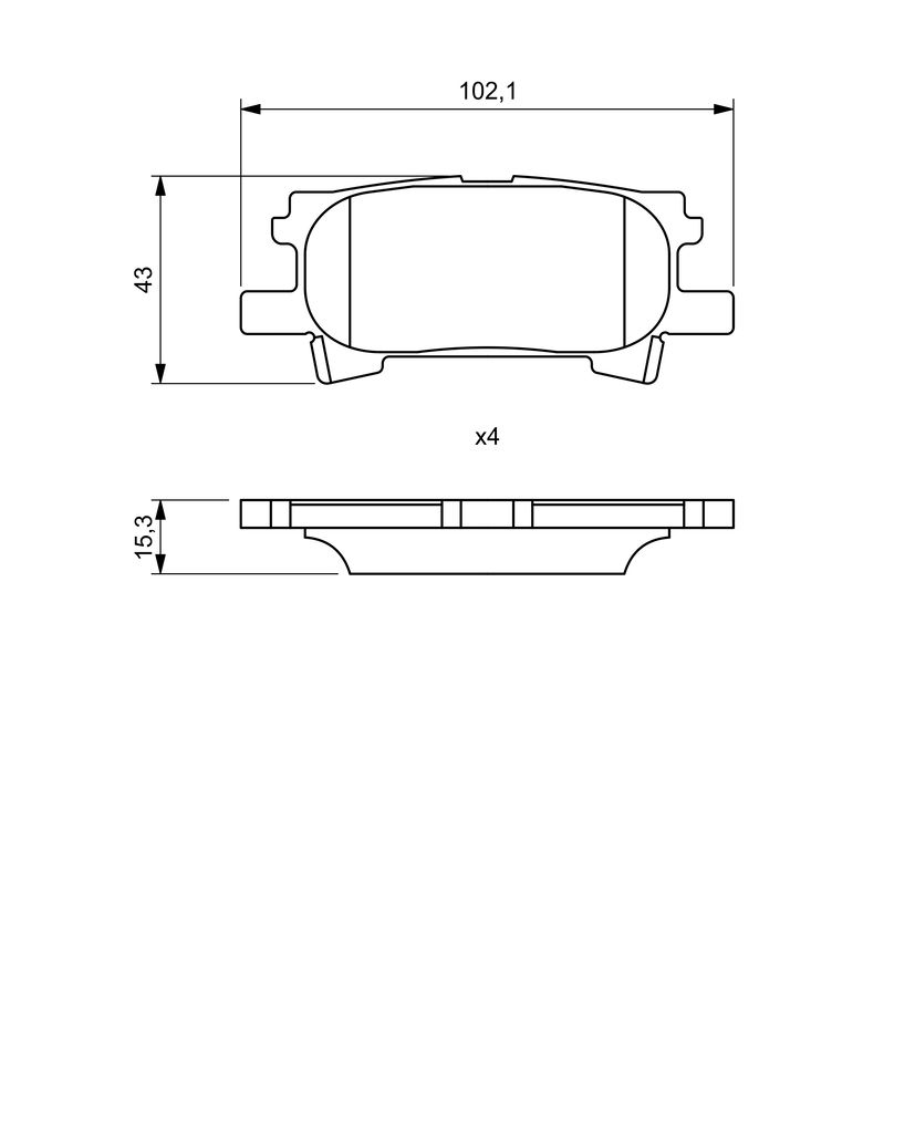 Brake Pad Set, disc brake-7