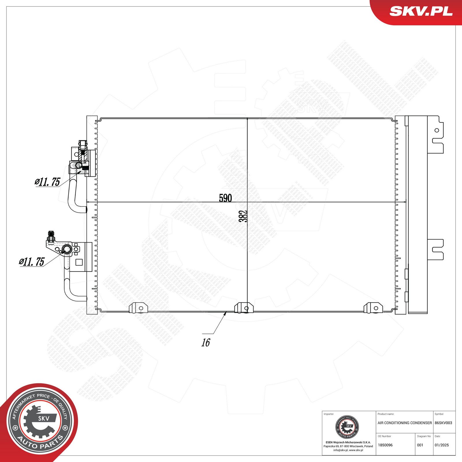 Condenser, air conditioning-6