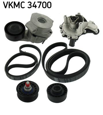 Water Pump + V-ribbed Belt Kit