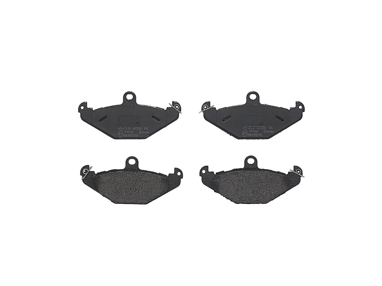 BREMBO P 59 026 Brake pad set, disc brake