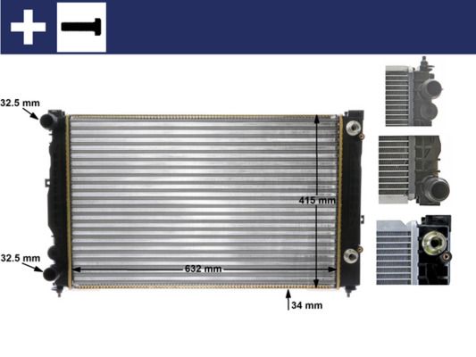 MAHLE CR 132 000S Radiator, engine cooling