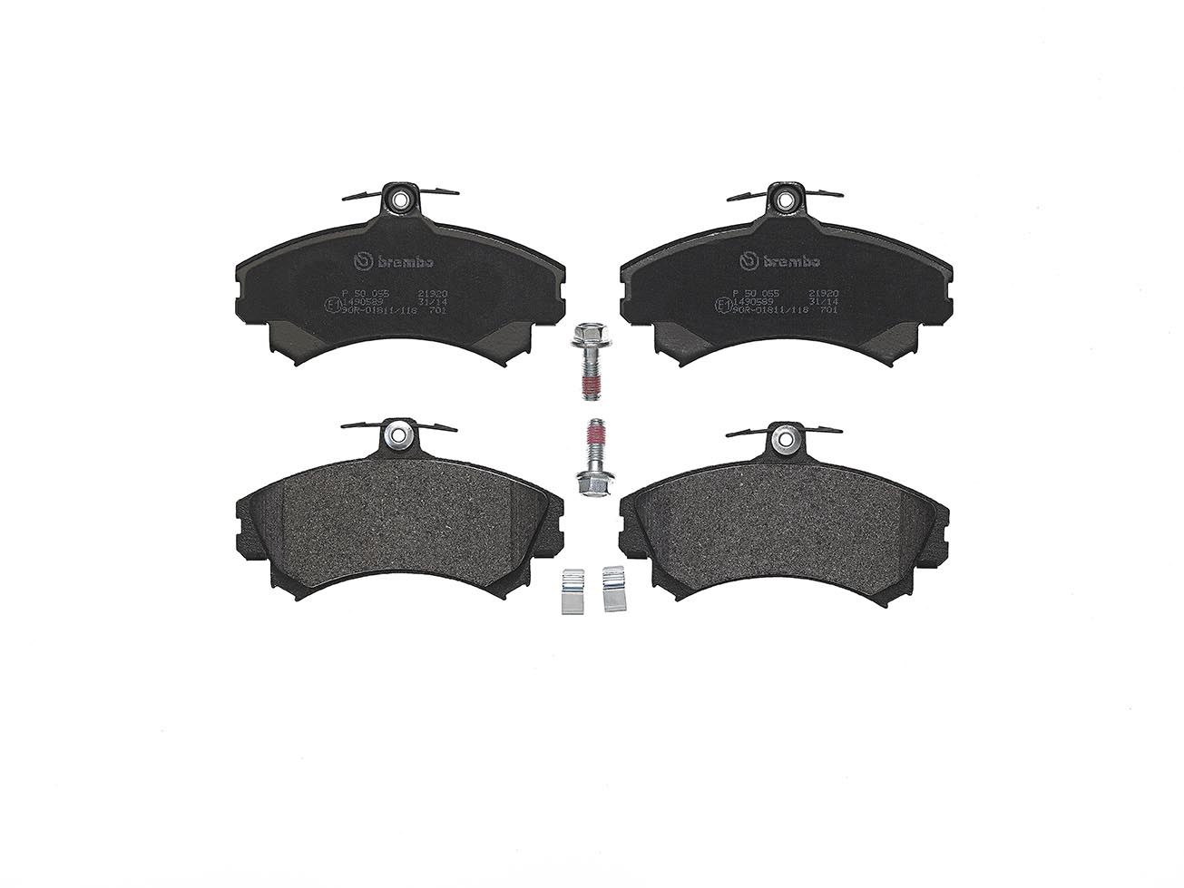 BREMBO P 50 055 Brake pad set, disc brake