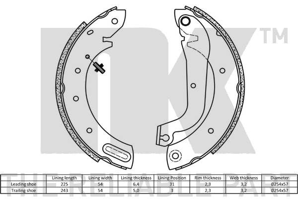 Brake Shoe Set-1