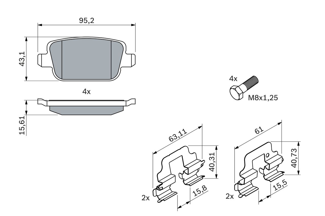 Brake Pad Set, disc brake-6