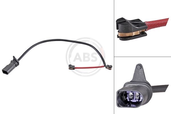 Warning Contact, brake pad wear