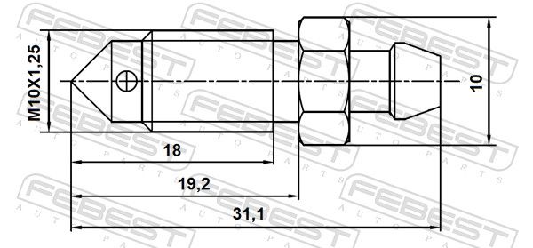 Bleeder Screw/Valve, brake caliper-1